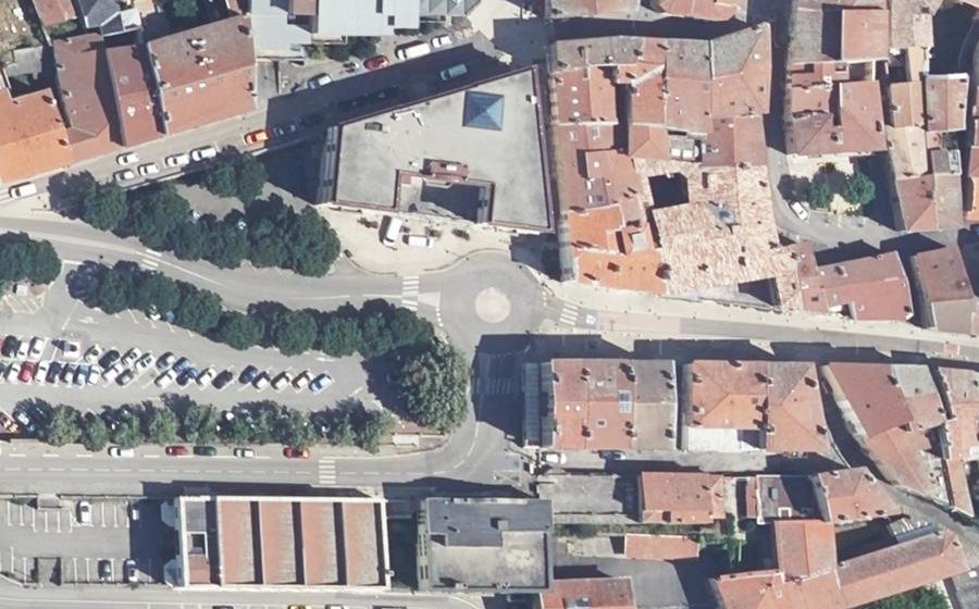 Vue aérienne du Rue Boissy d'Anglas