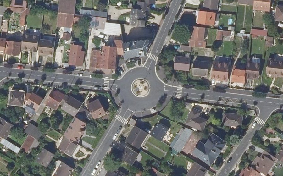 Vue aérienne du Place du Pavillon