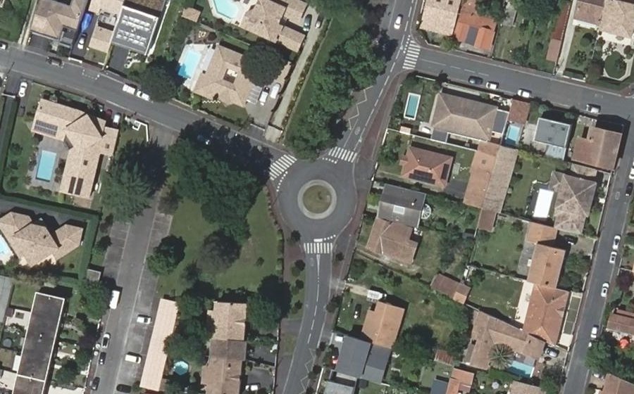 Vue aérienne du Rue du Jard