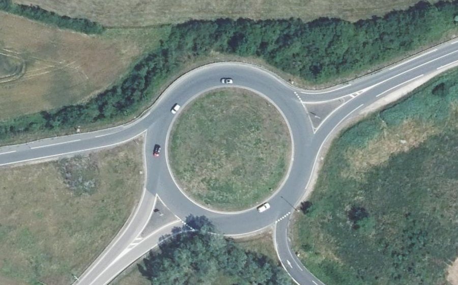 Vue aérienne du Rond-point anonyme n°22941004