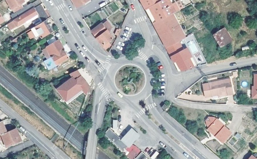 Vue aérienne du Place de la Libération