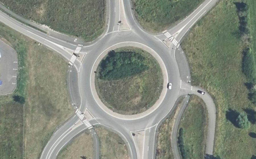 Vue aérienne du Giratoire Nord