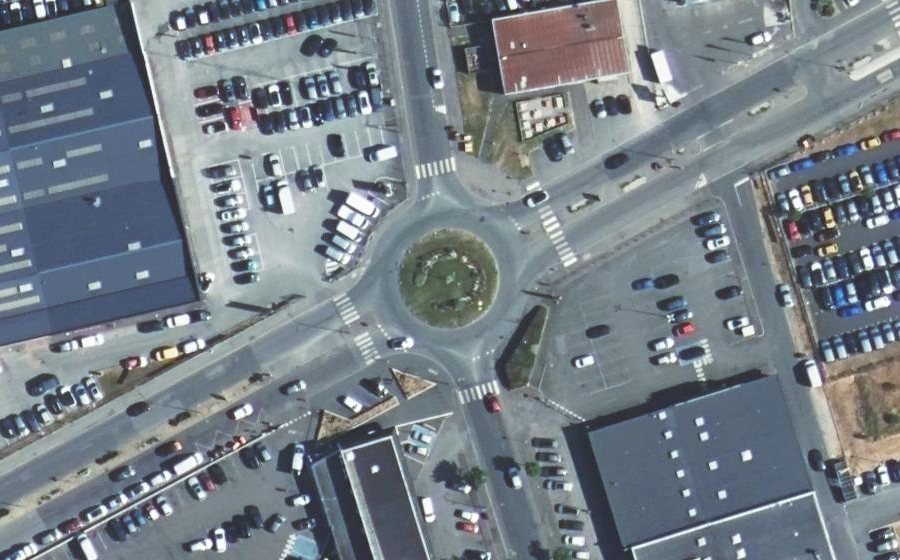Vue aérienne du Boulevard de l'Europe