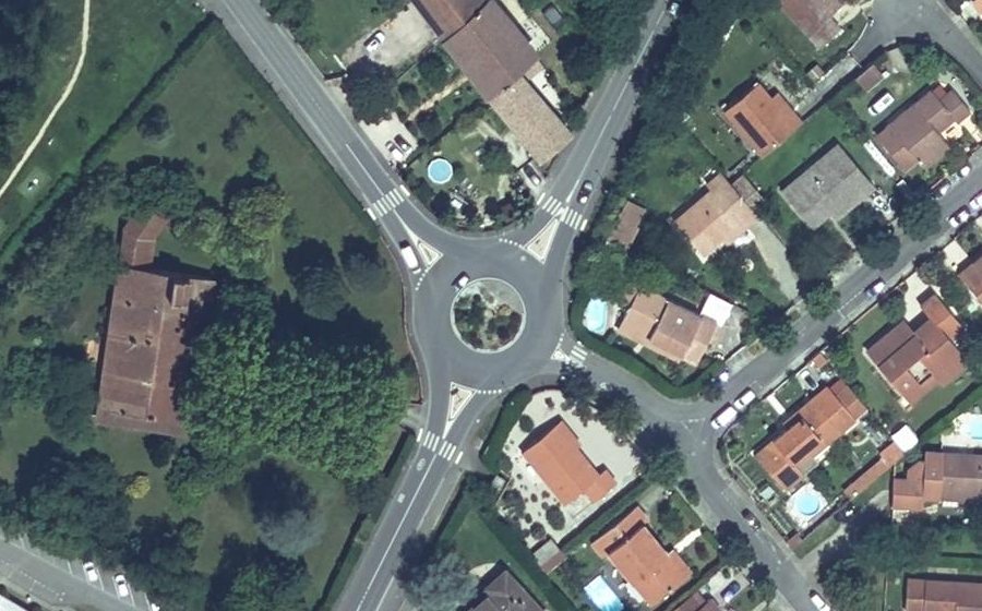 Vue aérienne du Route de Bessières