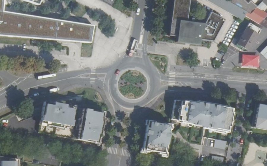 Vue aérienne du Avenue François Trinquand