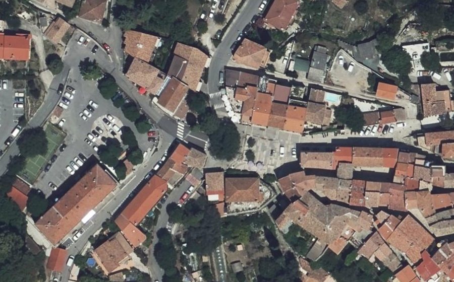 Vue aérienne de la Place de la République