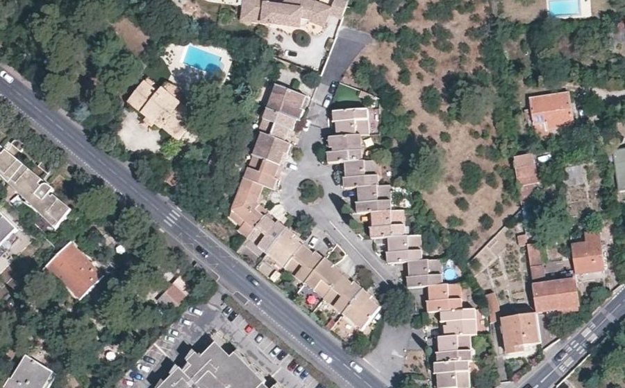 Vue aérienne du Impasse du Clos Vézy