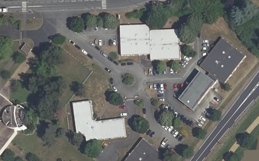 Vue aérienne du Allée du Commandant Mouchotte