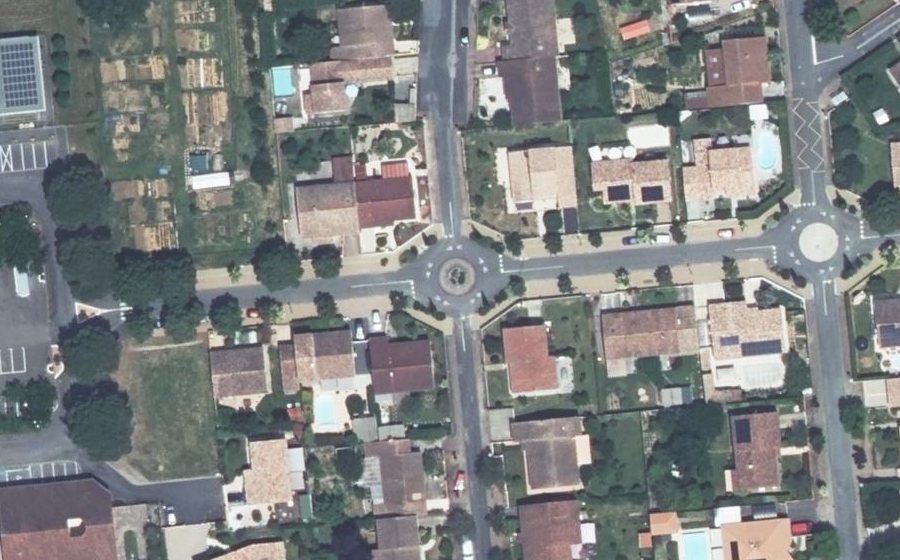 Vue aérienne du Avenue Marcel Pagnol