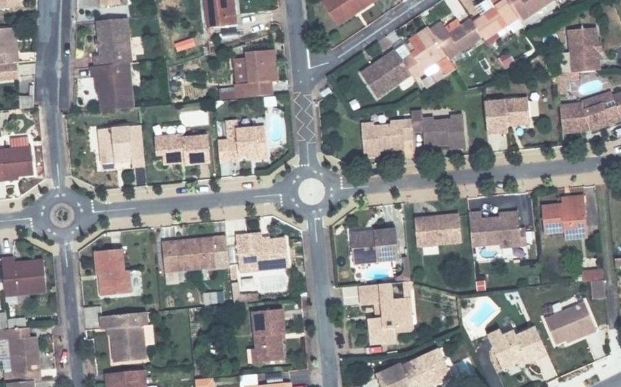 Vue aérienne du Avenue Marcel Pagnol