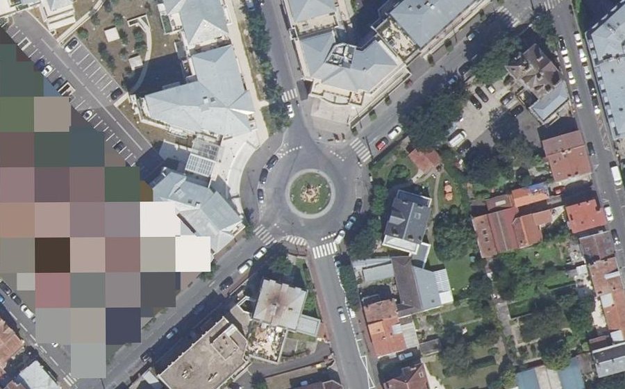 Vue aérienne du Place de Salvandy