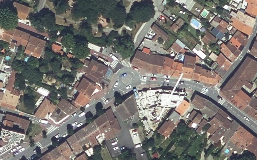 Vue aérienne du Route de Bayonne