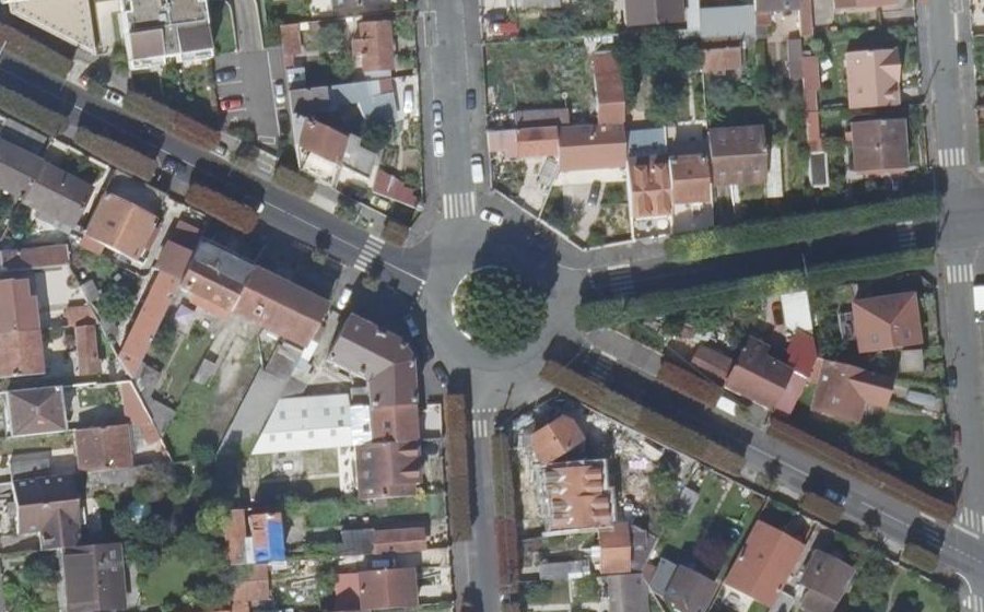 Vue aérienne du Place Gounod