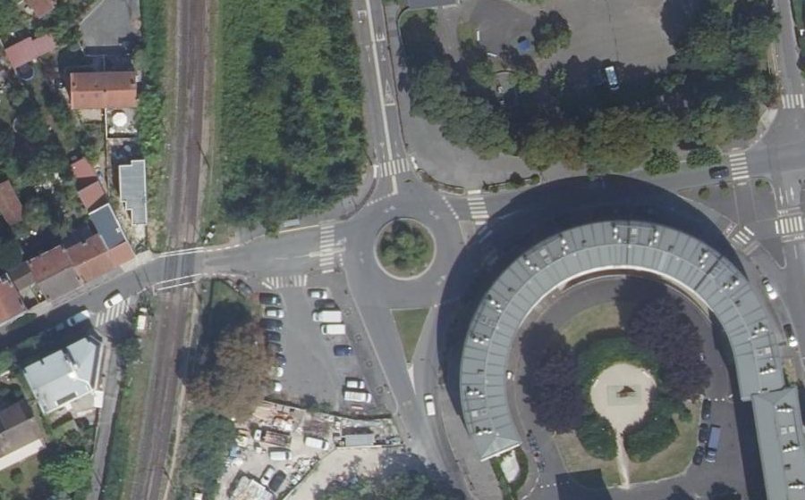 Vue aérienne du Boulevard Gabriel Péri