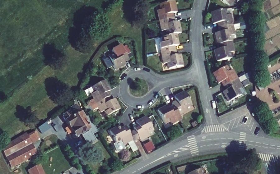Vue aérienne du Allée de l'Étang