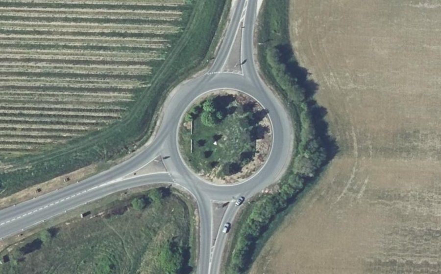 Vue aérienne du Route Simone Veil