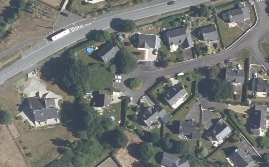Vue aérienne du Résidences des Templiers