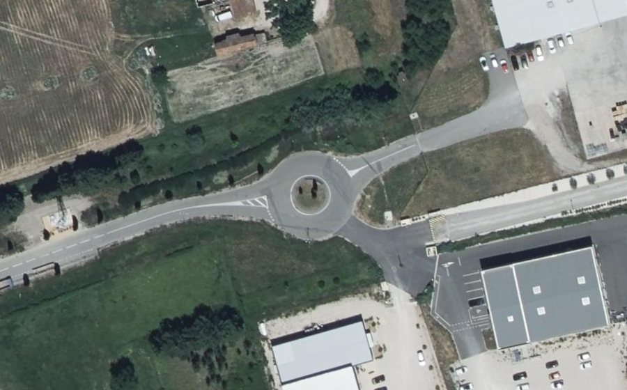 Vue aérienne du Avenue Cugnot