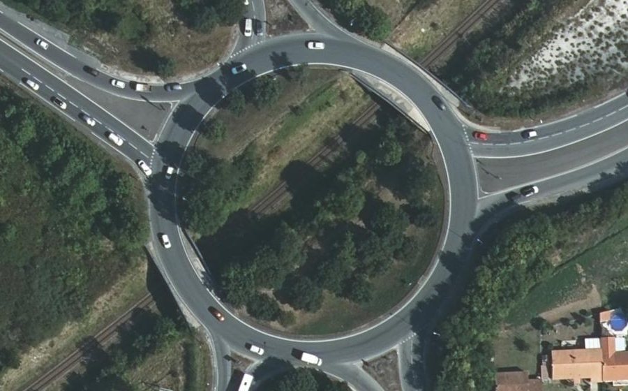 Vue aérienne du Rond-Point de Diconche