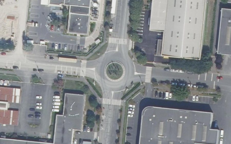 Vue aérienne du Grande Allée