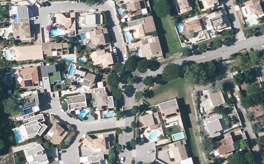 Vue aérienne du Rue du Marin Blanc