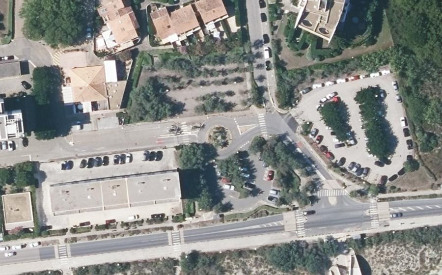 Vue aérienne du Rue du Levant