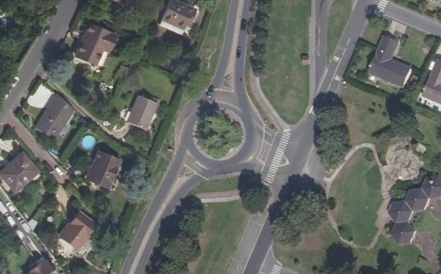 Vue aérienne du Avenue du Général Leclerc