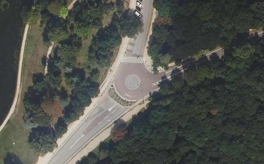 Vue aérienne du Chemin de Ceinture du Lac Inférieur