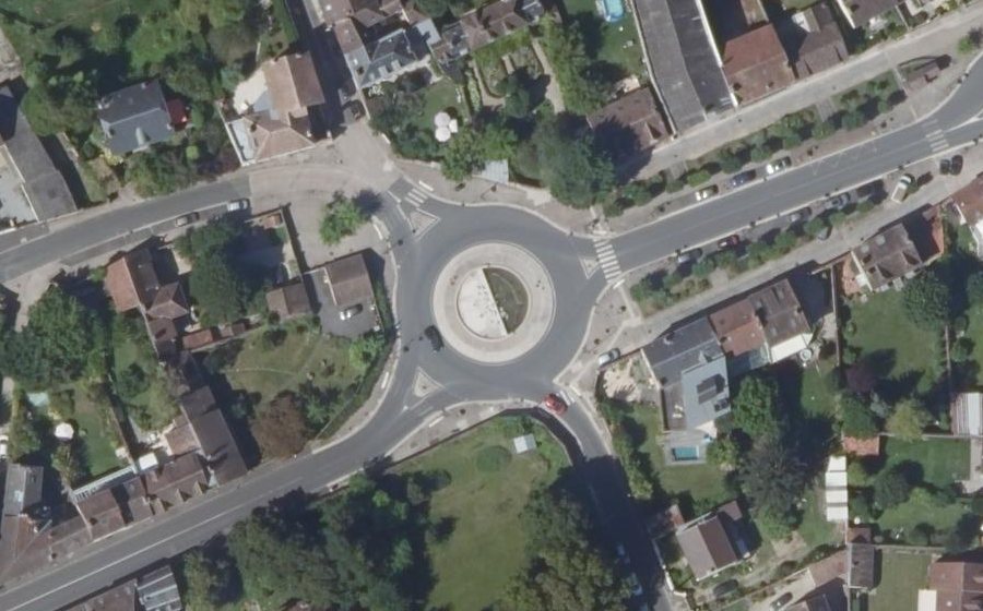 Vue aérienne du Place Saint-Pierre