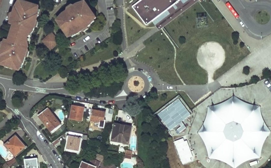 Vue aérienne du Rue de Gaillac