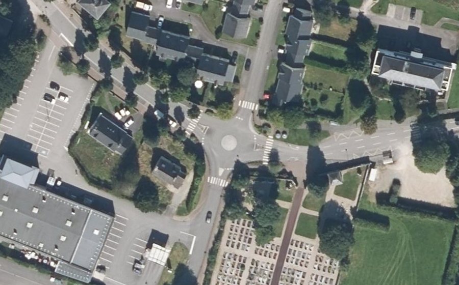 Vue aérienne du Rue René Cassin