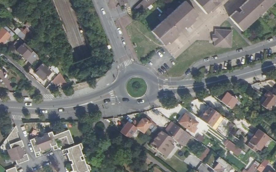 Vue aérienne du Rue Alfred Grévin