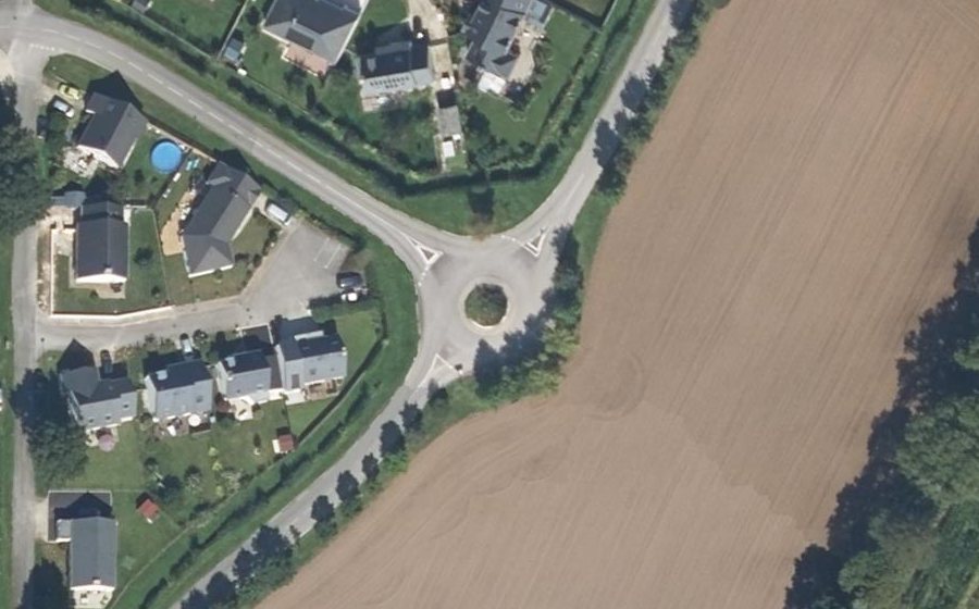 Vue aérienne du Giratoire du Nounen