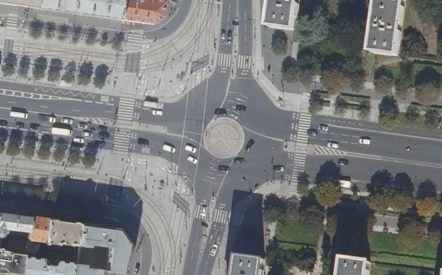Vue aérienne du Cours de Vincennes