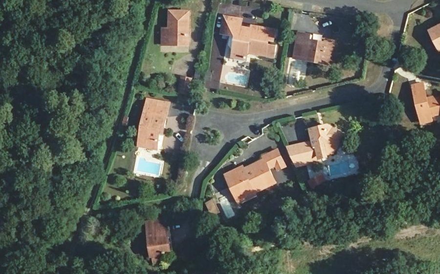 Vue aérienne du Rue des Ecuyers