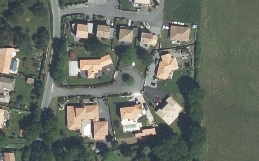 Vue aérienne du Rue de la Musse