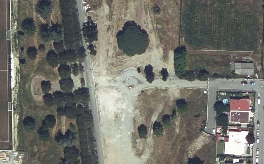 Vue aérienne du Rond-point anonyme n°23345465