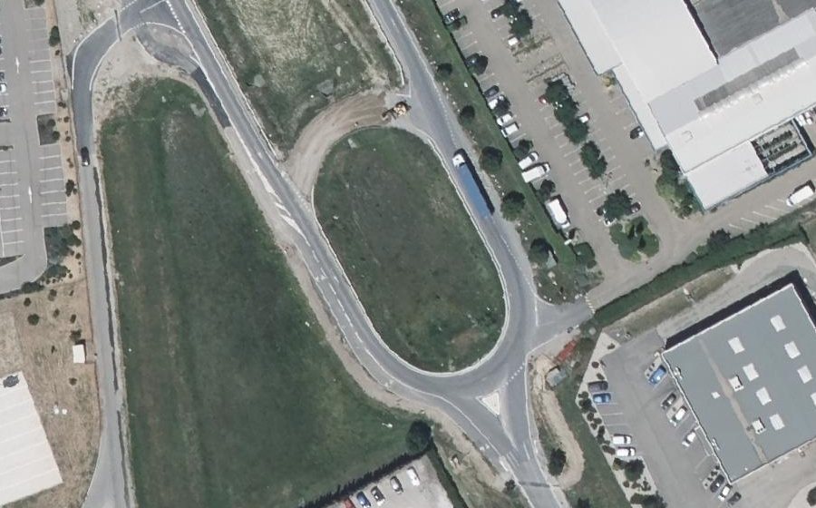 Vue aérienne du Avenue du Grenache