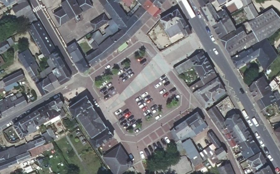 Vue aérienne du Place de la République