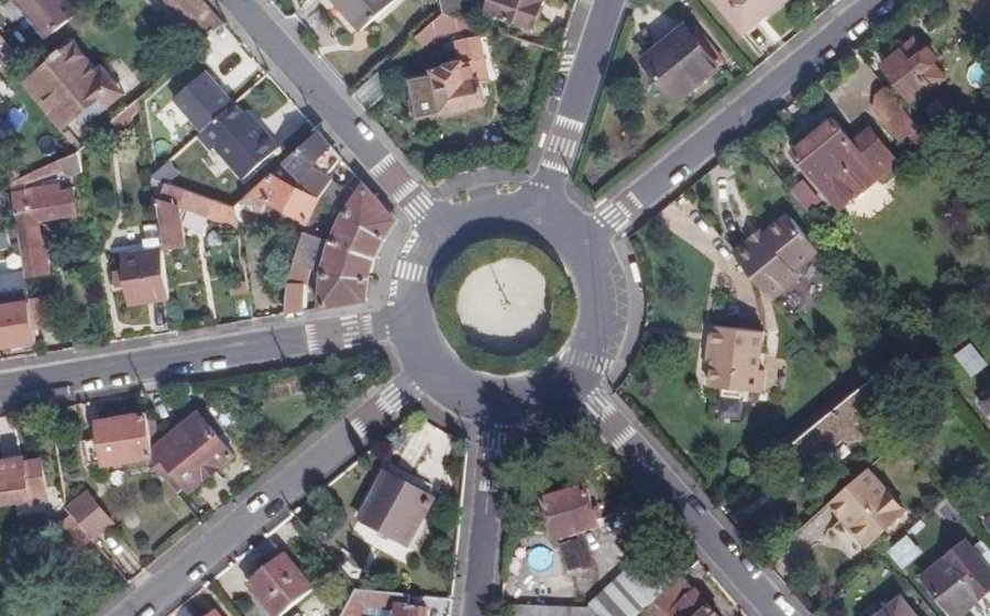Vue aérienne du Place des Fêtes