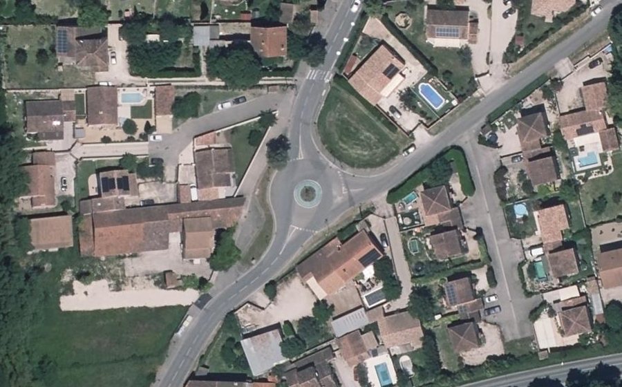 Vue aérienne du Avenue de Lavoisier