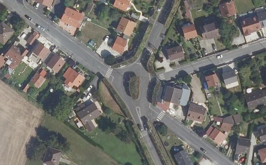 Vue aérienne du Place Molière