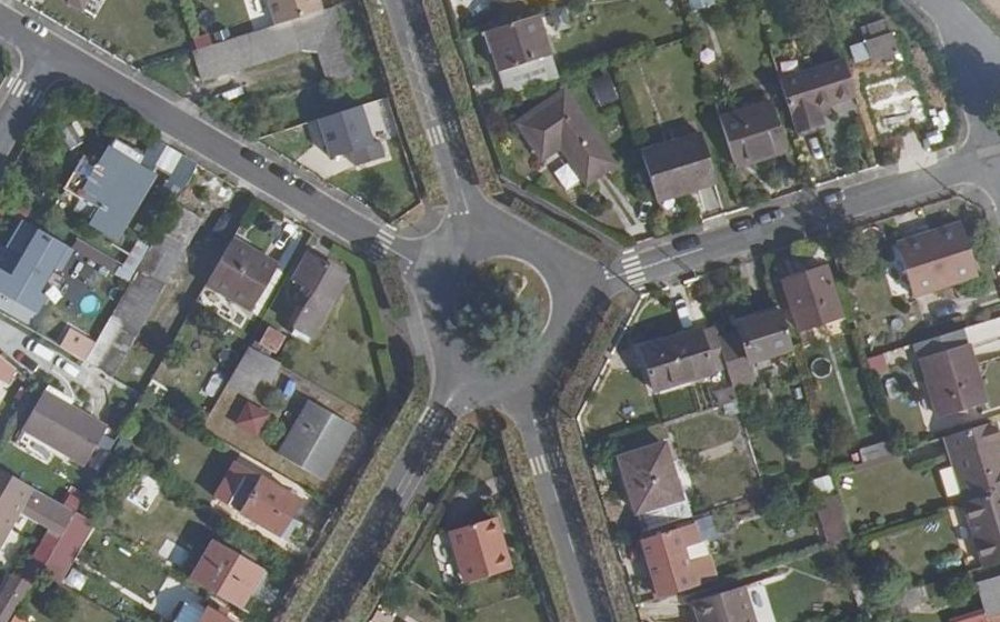 Vue aérienne du Place Michelet