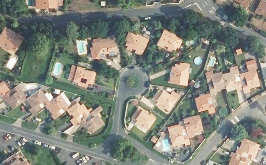 Vue aérienne du Allée de la Cressonnière
