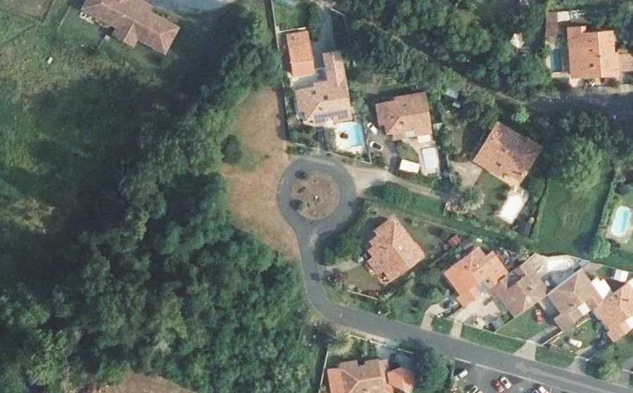 Vue aérienne du Allée des Peupliers