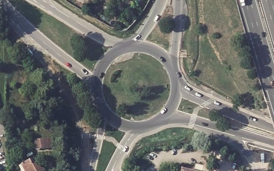Vue aérienne du Rond-Point du Canet