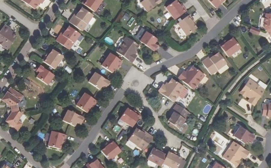 Vue aérienne du Rue Buissonnière