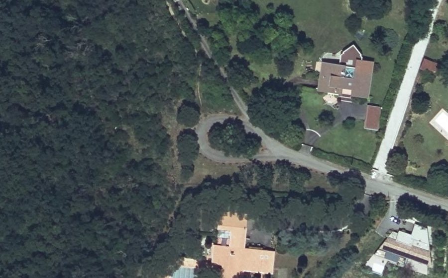 Vue aérienne du Rond-Point des Tectosages