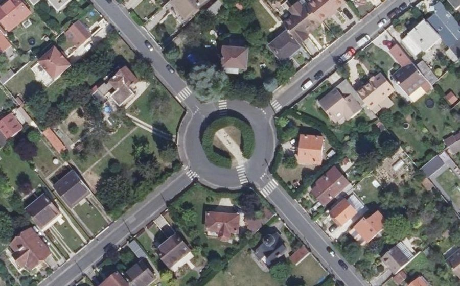 Vue aérienne du Place Marguerite