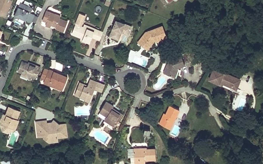 Vue aérienne du Impasse de l'Aston
